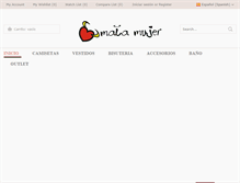Tablet Screenshot of malamujer.net
